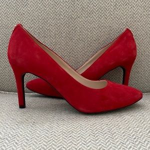 Cole Haan Grand OS Red Suede Pump, size 9